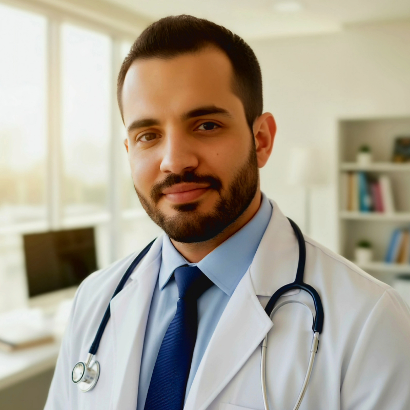 Dr. Leonardo Correa, médico com enfoque em terapias integrativas e cannabis medicinal para ansiedade, dor crônica e condições neurológicas. Agende.